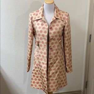 Arden B pink & cream dress long jacket
